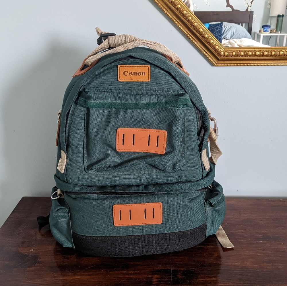 Vintage canon camera bag